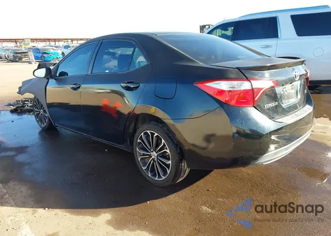 2014 Toyota Corolla S Plus from USA, damaged, VIN 5YFBURHE9EP123682